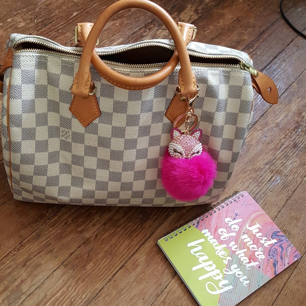 Bling kitty bag charm  -Pink - Picture 4 of 5